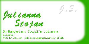 julianna stojan business card